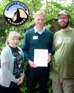 Sierra Club Endorsement Photo